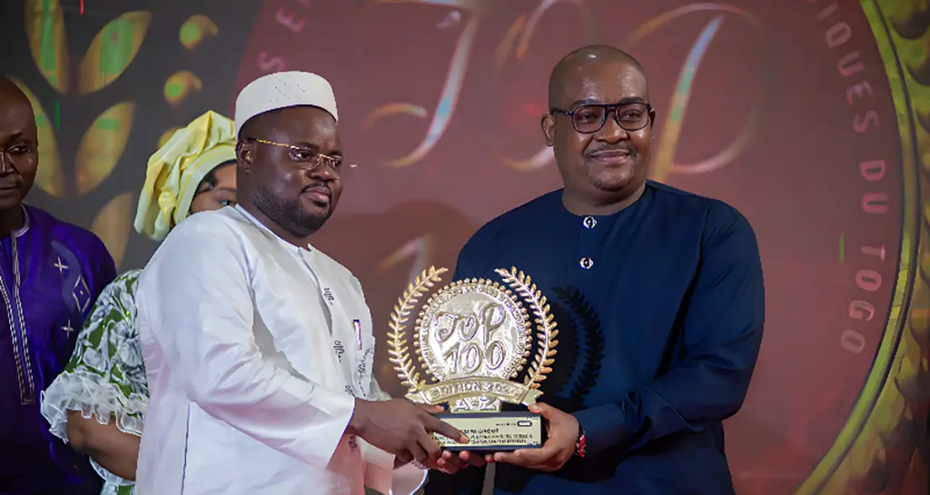 Fousseni Group sacré Meilleur Logisticien du Togo - Palme d'Or au Gala des 100
